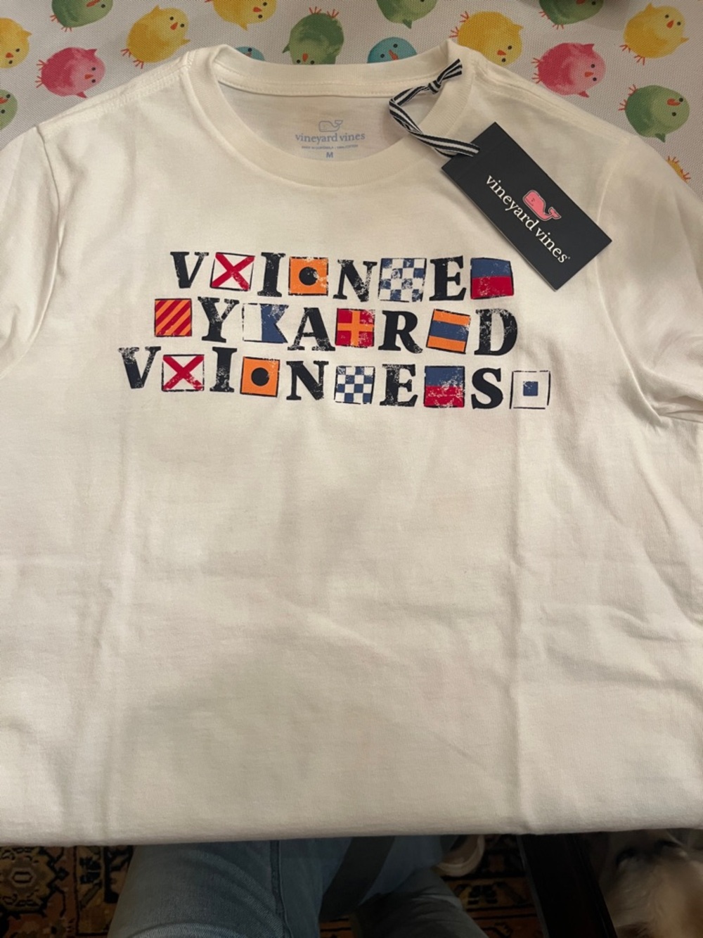 Vineyard Vines White Kids Short-Sleeve Graphic Flag Tee